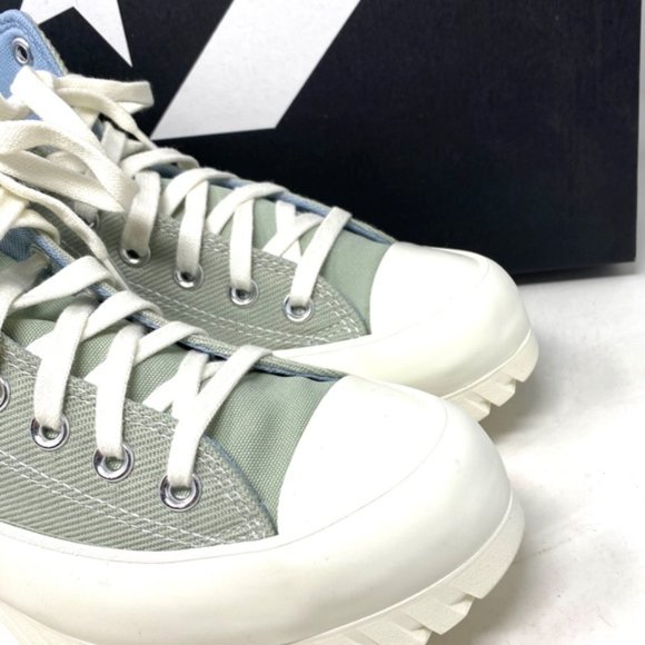Converse Chuck Taylor Lugged 2.0 Shoes Platform Women Summit Sage Canvas A03809C - Picture 6 of 10